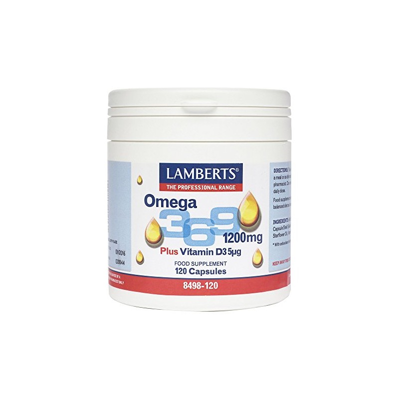 Lamberts Omega 3,6,9 QTY 120 Capsules