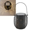 Solar Lantern Outdoor Waterproof Hanging Solar Light with Handle Chain