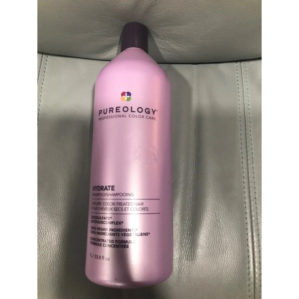 Pureology Hydrate SHAMPOO 33.8 oz new moisturizing sealed 1 liter