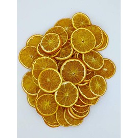 Premium Center Cut Dried Orange Slices for Potpourri and Bowl Fillers, 40-45 Small/Medium Slices - 4.5oz