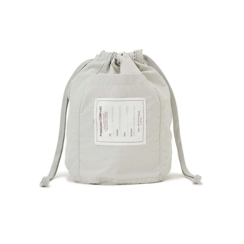 Gelato Pique PHGG242967 Men's HOMME Nylon Drawstring Bag, LGRY
