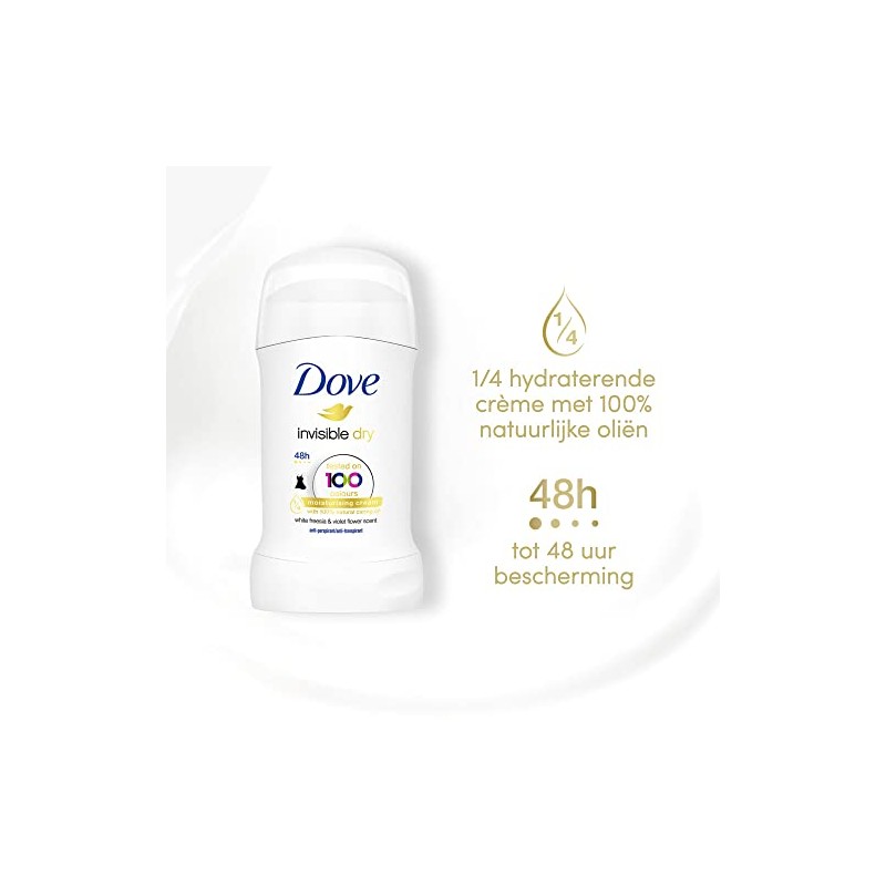 Dove Invisible Dry 40ml deo stick by Dove