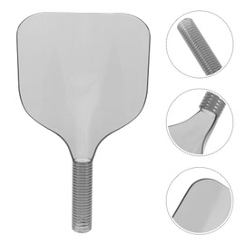 NOLITOY Barber Shield, Plastic Haircut Cover Mask Protector Masks for Salon Hairdressing Makeup (Blackish)