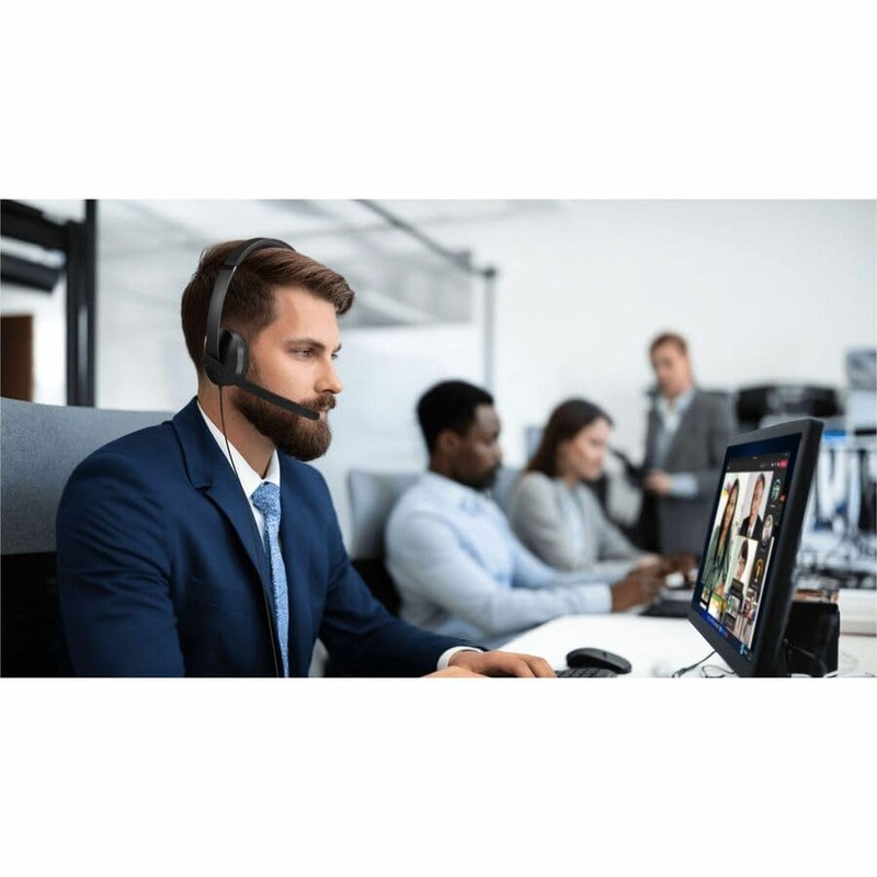 Lenovo Wired VoIP Headset 5000 per Teams, cuffie cablate USB-C