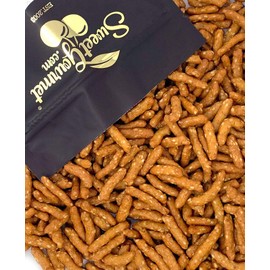 SweetGourmet Honey Roasted Sesame Sticks, Crunchy Heart-Healthy Snack, 2 Pound Bulk Bag, Kosher, No Preservatives
