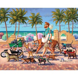 Cat Walker by Boardwalk - 1000 Piece Jigsaw Puzzle