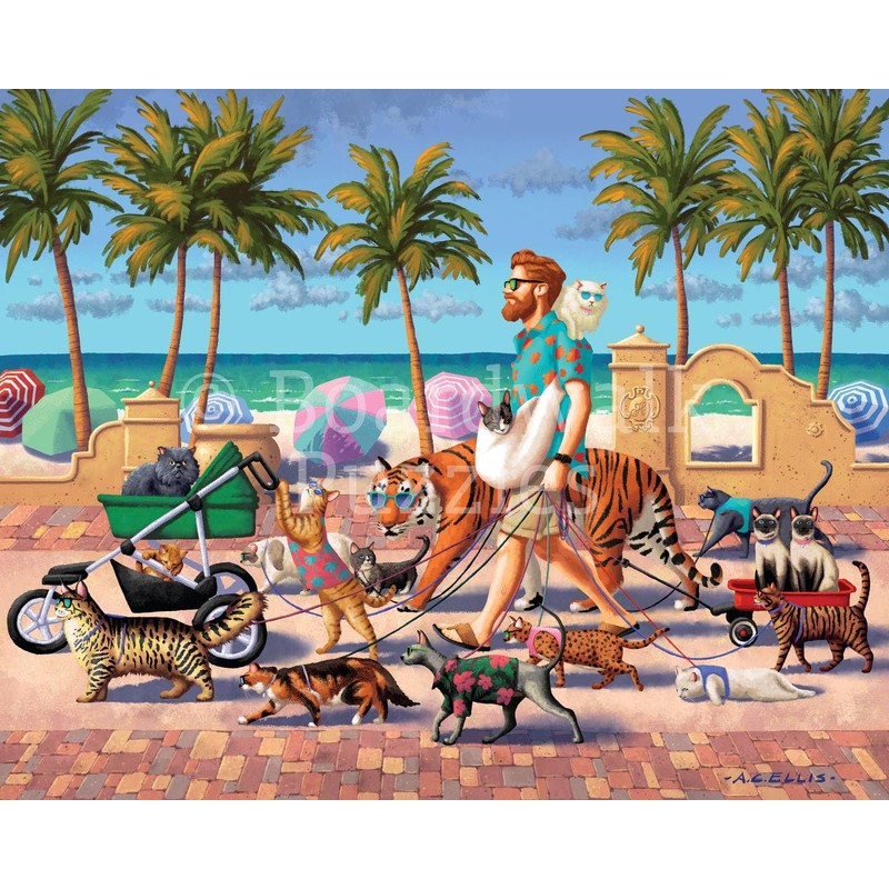 Cat Walker by Boardwalk - 1000 Piece Jigsaw Puzzle