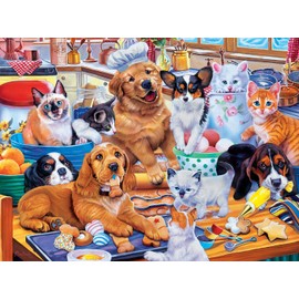 Baby Fanatic MasterPieces 300 Piece EZ Grip Jigsaw Puzzle - Baking Cookoff - 18"x24"