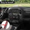 RT-TCZ for Silverado Dash Navigation Panel Trim Cover Compatible with