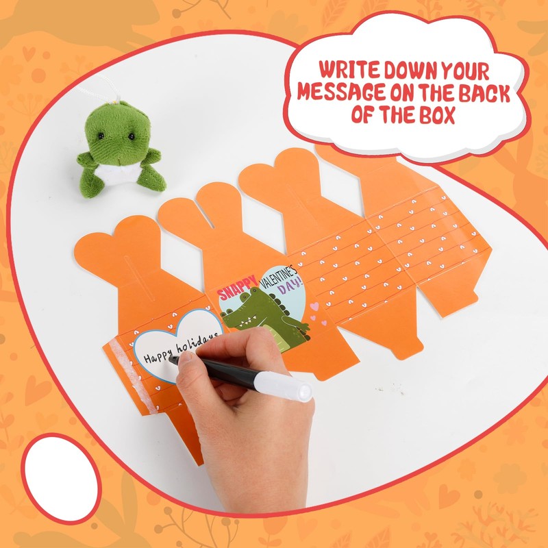 ATFUNSHOP Valentines Day Gifts for Kids with Animal Plush Toys