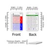 Arterial Blood Gas ABG Vertical Badge Card (1 Card)