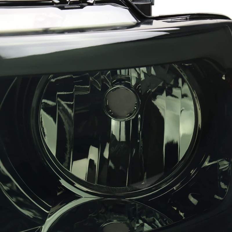 Spec-D Tuning Smoke Headlights with LED Bar Compatible with 2004-2008