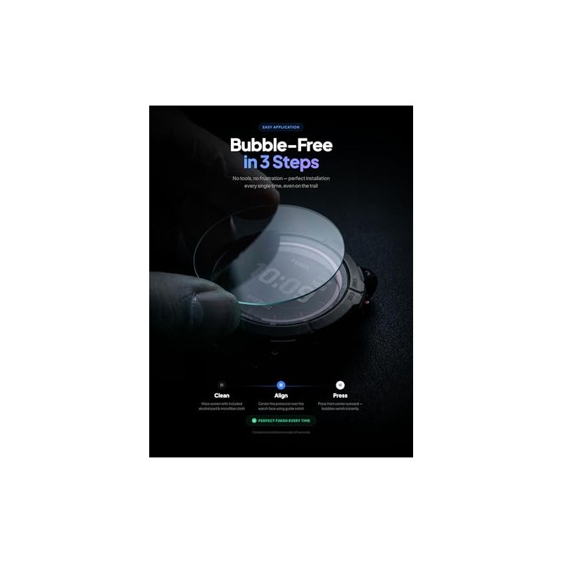 iDaPro Protector de pantalla para Garmin Enduro 2, Cristal templado