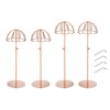 uxcell 4Pcs Stainless Steel Hat Display Stand 12" to 24"