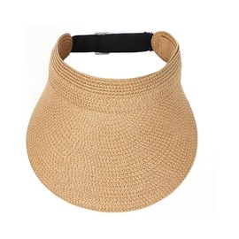 LQTSLFM Sonnenhut Damen,Gewebter Fischerhut,Strohhut Damen Sommer Sonnenhüte mit Breite Krempe für Strand Golf Verschiedene Kopfformen Und Gesichtsformen