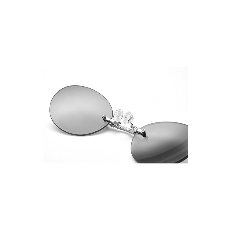 PLOPLO Retro Round Clip On Nose glasses Matrix Morpheus Movie