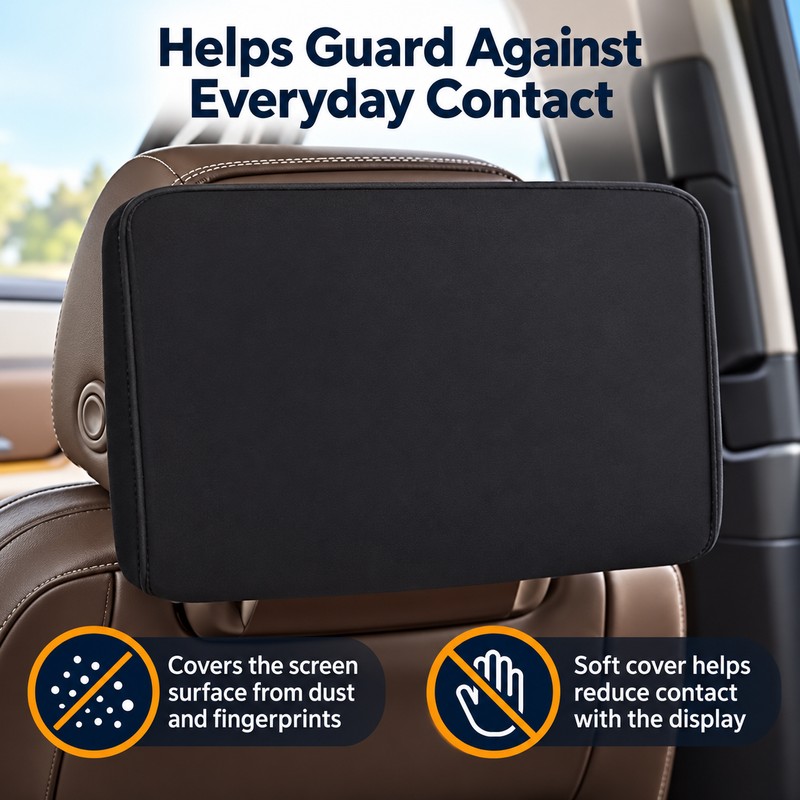 12.6-Inch Rear Entertainment Screen Protectors for SUVs – 2-Piece Protective