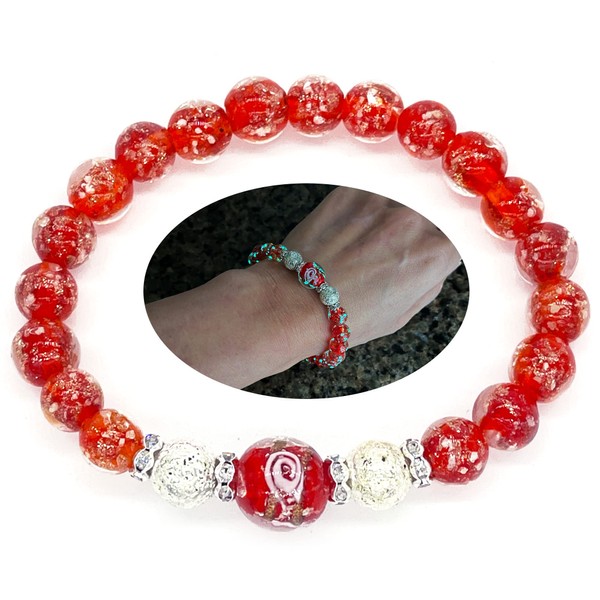 ARTSY Crafts Glow in the Dark Firefly Beads Bracelet for