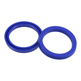 YOKIVE 2 Pcs UN Radial Shaft Seals, Industry PU Oil Seals for Hydraulic Cylinders (Blue, 40-mm ID x 50-mm OD 6-mm Width)