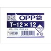 Moriyama Kasei OPP Bag with Tape, Transparent, T-12 x 12