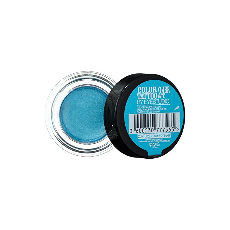 Maybelline Colour Tattoo 24 Hour Eye Shadow, Turquoise Forever Number