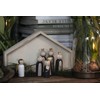 IB Laursen Christmas Nativity Scene with 7 Wooden Figures Set