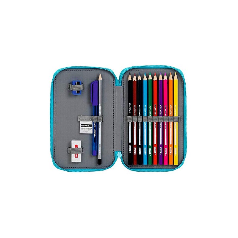 Safta Pencil Case, Pencil Box, 20 x 12 cm, 1