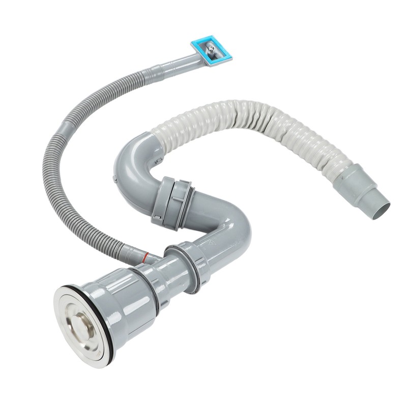 Stainless Steel Sink Drain Assembly with Cage S Bend Hose