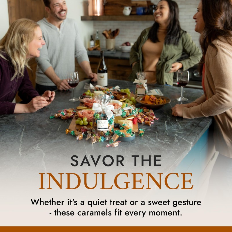 Béquet Celtic Sea Salt Caramels – Soft, Individually Wrapped Gourmet