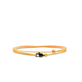 TRIPLE K&S Thin Wrap Bracelet Men & Women with Lobster Clasp Handmade - Maritime Surfer Jewellery - Minimalist Fabric Bracelet, Wax cord, No Gemstone