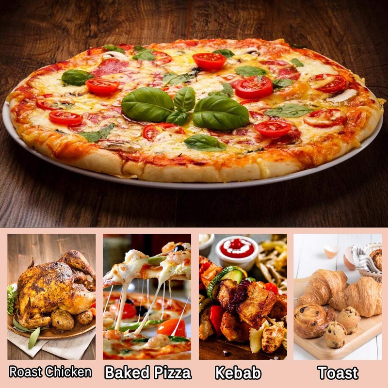 Onlyfire Pizza Stone for Oven BBQ and Grill, Thermal Shock