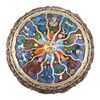 Vintage Music Box with 12 Constellations Rotating Goddess Twinkling LED