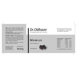 Dr. Oldhaver | Mumijo Capsules | Shil Ajit Powder | Ayurvedic food supplement | Humic Acid Capsules | Supports the Immune System. 60 Capsules