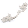 JETLAND French Provincial Drawer Pulls - 6-Pack, Ivory White, 3"