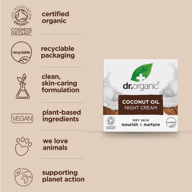 Dr. Organic Cocco Night Cream 50 ml