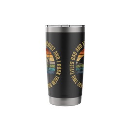 French Hornist And Dad Proud Funny Men French Horn Stainless Steel Insulated Tumbler