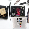 TOBGBE Funny Vote Gifts Hope Over Ego Inspired Zipper Cnvas