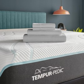 TEMPUR Classic Cotton Sheet Set Sleepy Silver Mist - Split King