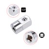 sourcing map 2 Pcs 1/4 Inch Drive (F) x 1/2