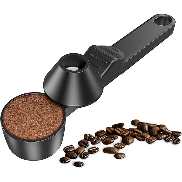 Coffee Scoop & Funnel for Reusable K Cup Refillable Coffee