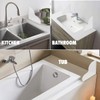 Tub Splash Guard Removable, 2 Pack Bathtub Water Splash Guards,Silicone