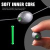 AMYSPORTS Egg Lead Fishing Weights Kit Drop Bass Weights Sinker