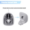 A ABSOPRO Pack of 2 Grey Sun Visor Support Clip