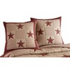 Park Designs Red Sturbridge Patch Euro Sham