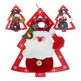 Jands Distribution Adornos Corlgantes Varia Figuras En Pino De Cartón 6 Pz