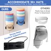 XILIMEN Hat Rack for Wall, Metal Hat Organizer for Baseball