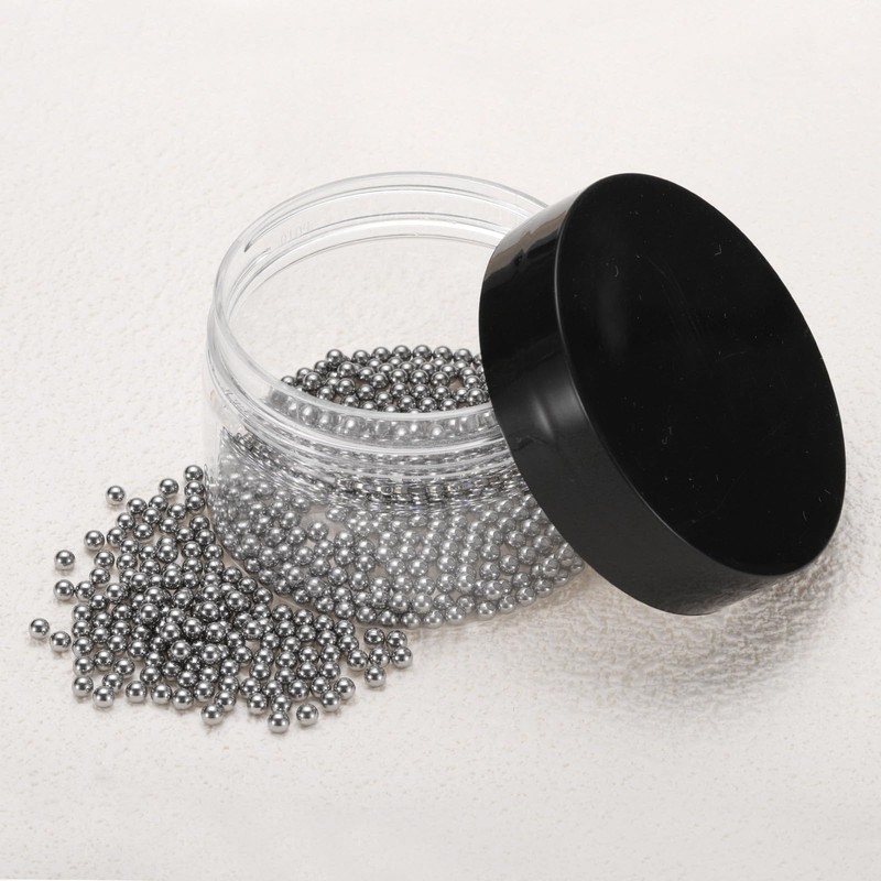 QUARKZMAN Pack of 500 Chrome Steel Ball Bearing Balls, 3.5