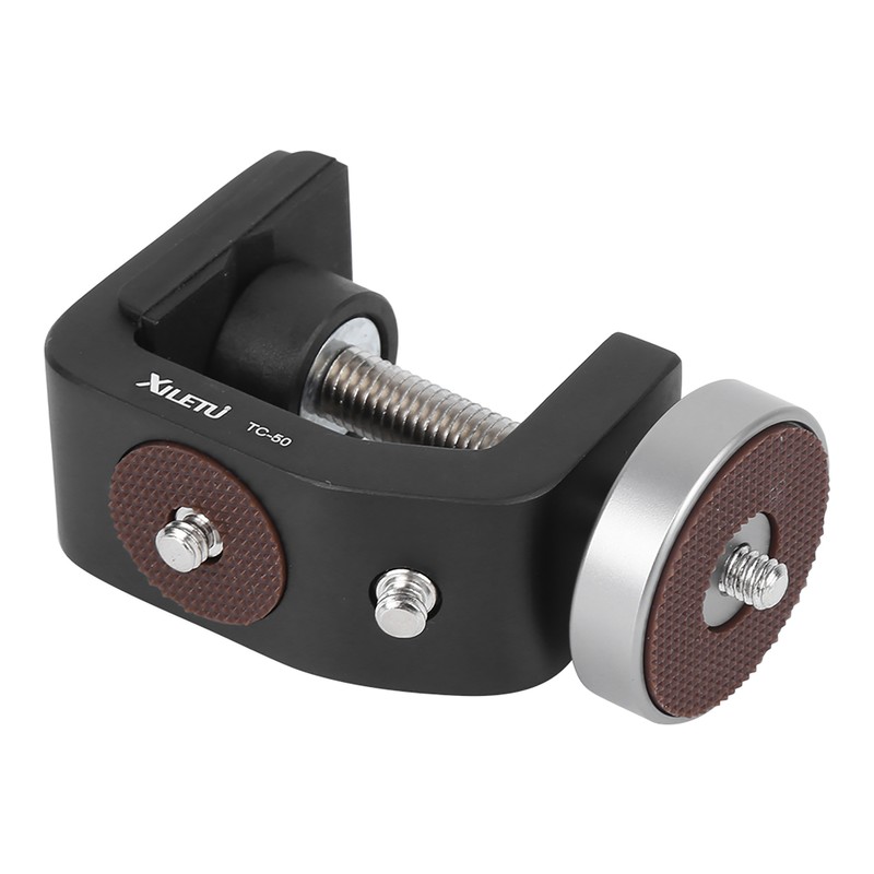 XILETU TC-50 Black Aluminium Alloy Universal 1/4 Inch Screw Interface
