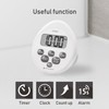 dretec Kitchen Timer Stopwatch Magnetic Waterproof with Clock, Chrome Plated