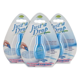 Just a Drop Just'a Drop Personal Toilet Odor Eliminator, Eucalyptus, 6ml 3-pack 18 Milliliter Eucalyptus